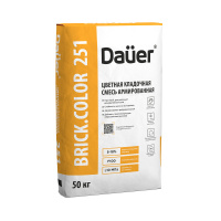 Цветная кладочная смесь армированная Dauer BRICK.COLOR 251 кирпичная 50 кг
