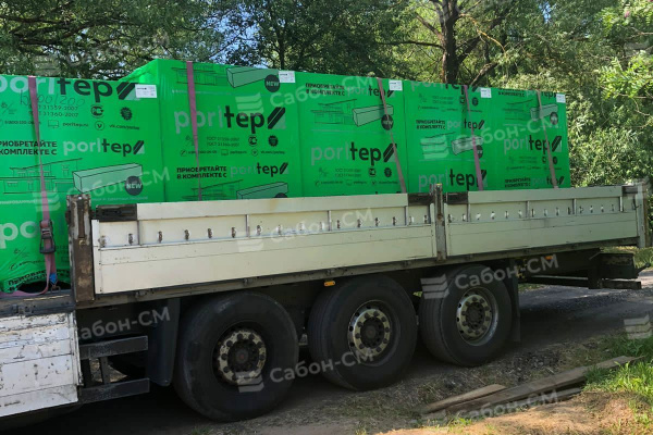 Газобетонные перегородочные блоки Poritep Коломна 625х250х75, D500