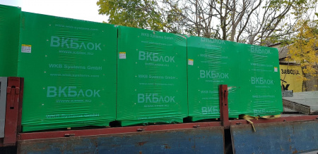 Газобетонные П-образные блоки ВКБлок 500x250x250, D500