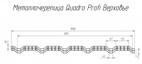 Профиль волновой Grand Line Quadro Profi Полиэстер 0,45