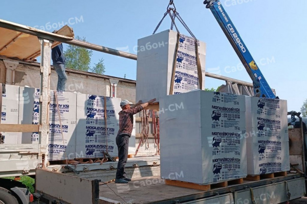 Газобетонные блоки Могилевский КСИ D700 625х300х200 стеновые